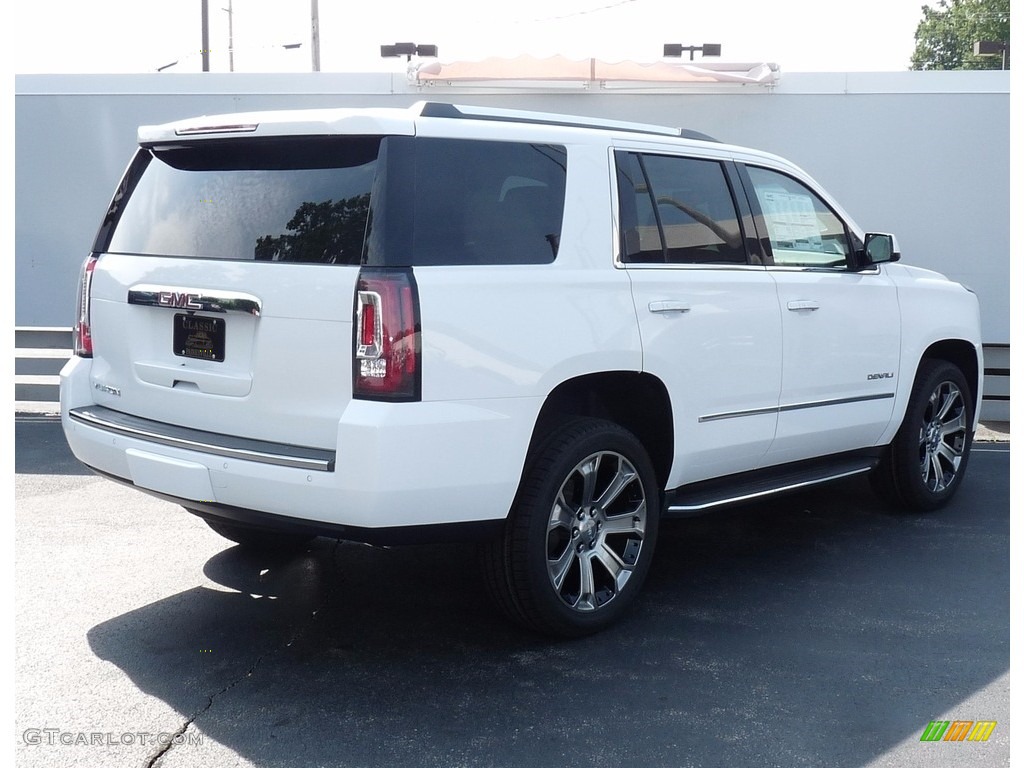 2017 Yukon Denali 4WD - Summit White / Cocoa/­Shale photo #2