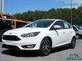 2017 Oxford White Ford Focus SEL Hatch  photo #1