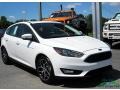 2017 Oxford White Ford Focus SEL Hatch  photo #7