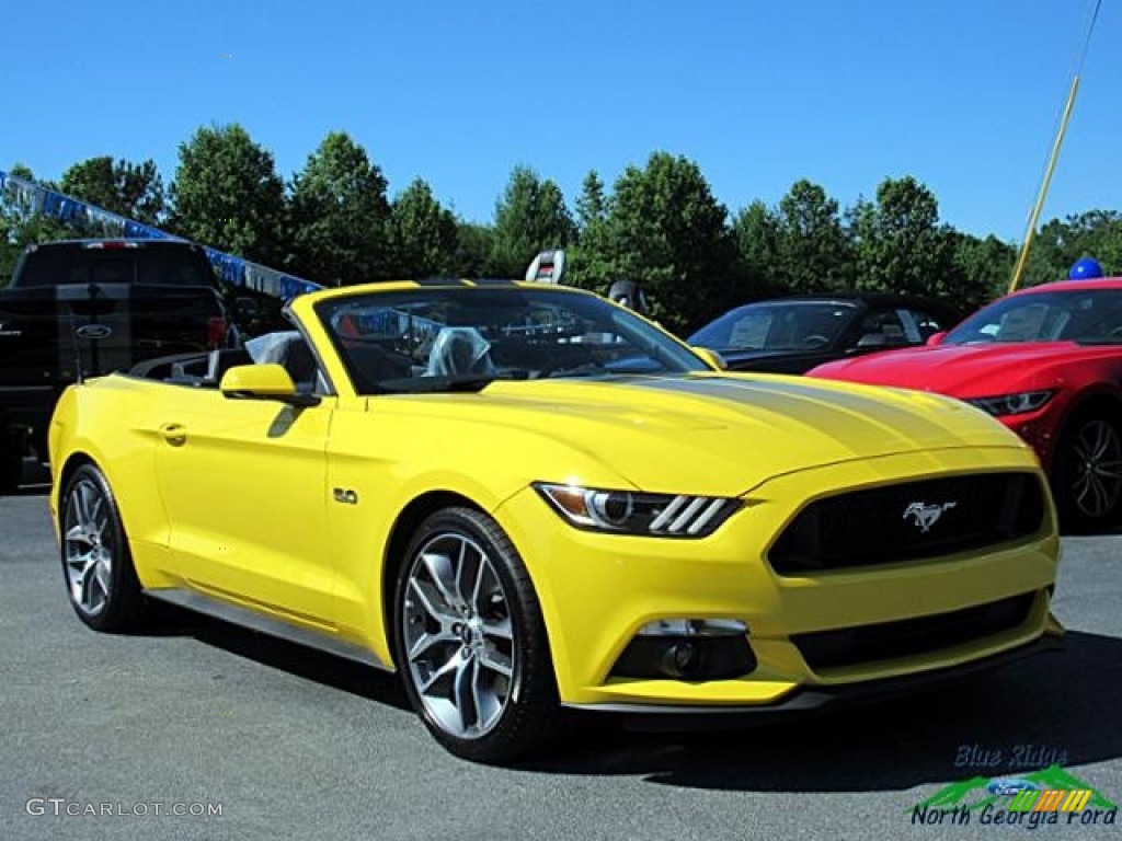 2017 Ford Mustang Gt Yellow