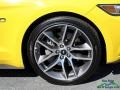 2017 Triple Yellow Ford Mustang GT Premium Convertible  photo #8