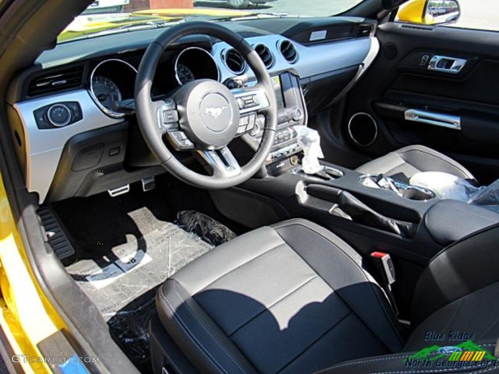 2017 Mustang GT Premium Convertible - Triple Yellow / Ebony photo #30