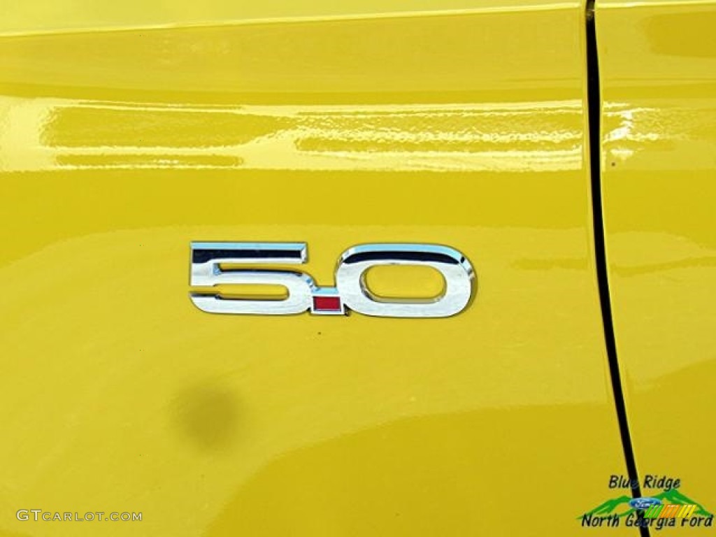 2017 Mustang GT Premium Convertible - Triple Yellow / Ebony photo #36