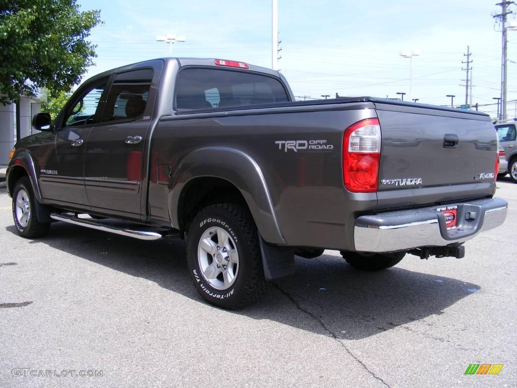 2006 Tundra SR5 Double Cab 4x4 - Phantom Gray Pearl / Light Charcoal photo #5