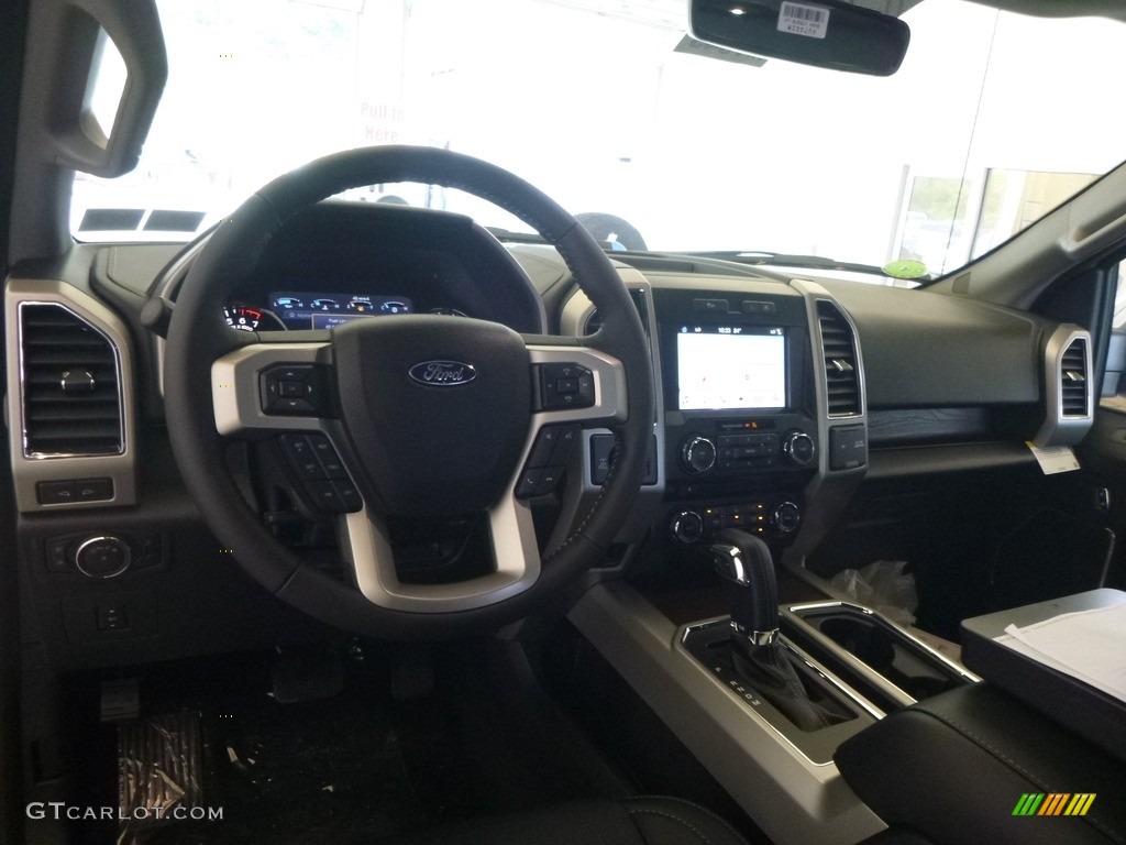 2017 F150 Lariat SuperCrew 4X4 - White Platinum / Black photo #8