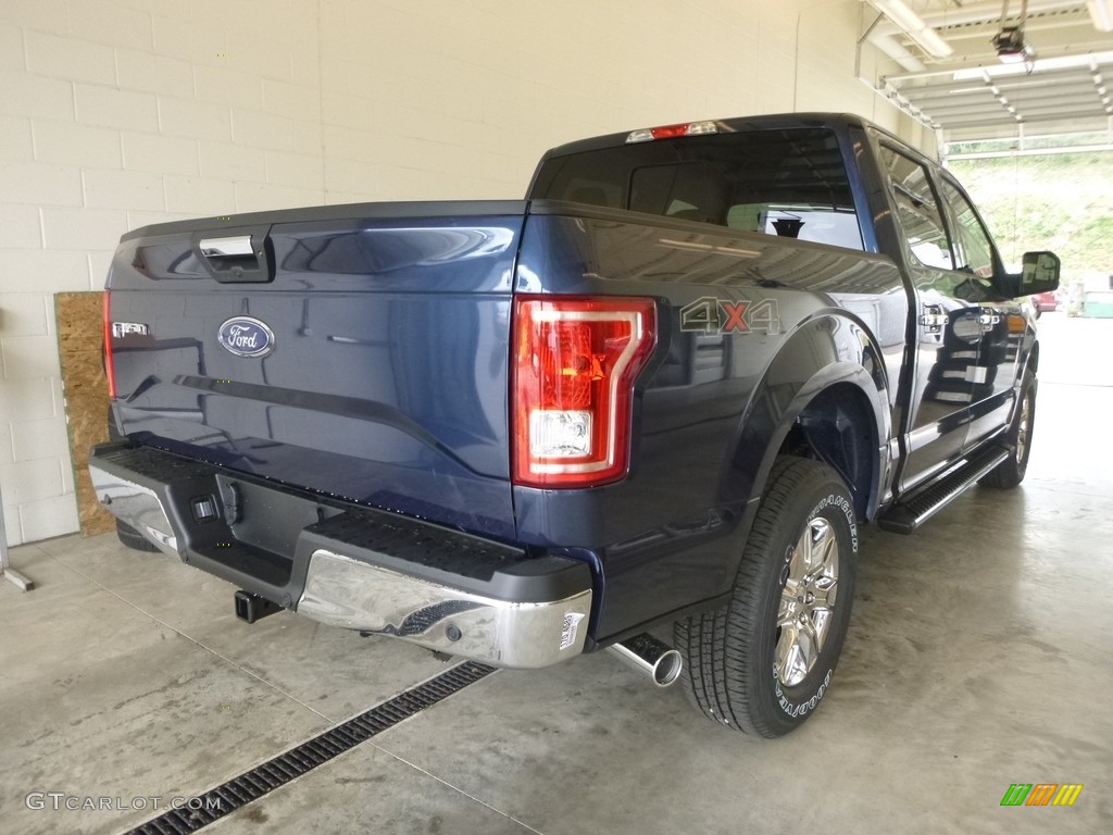 2017 F150 XLT SuperCrew 4x4 - Blue Jeans / Earth Gray photo #2