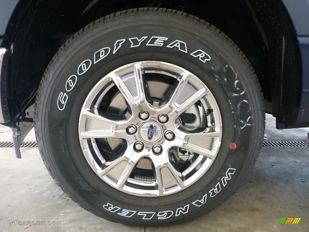 2017 F150 XLT SuperCrew 4x4 - Blue Jeans / Earth Gray photo #5