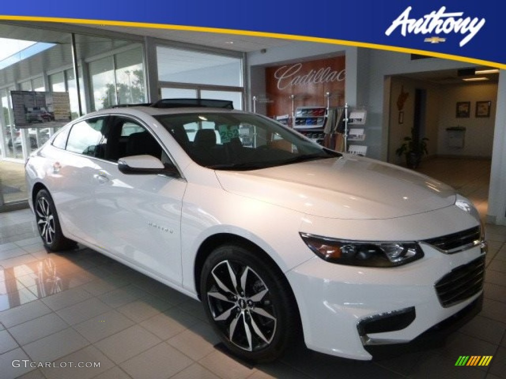 2017 Malibu LT - Summit White / Jet Black photo #1