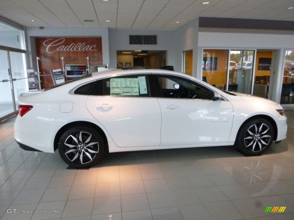 2017 Malibu LT - Summit White / Jet Black photo #3