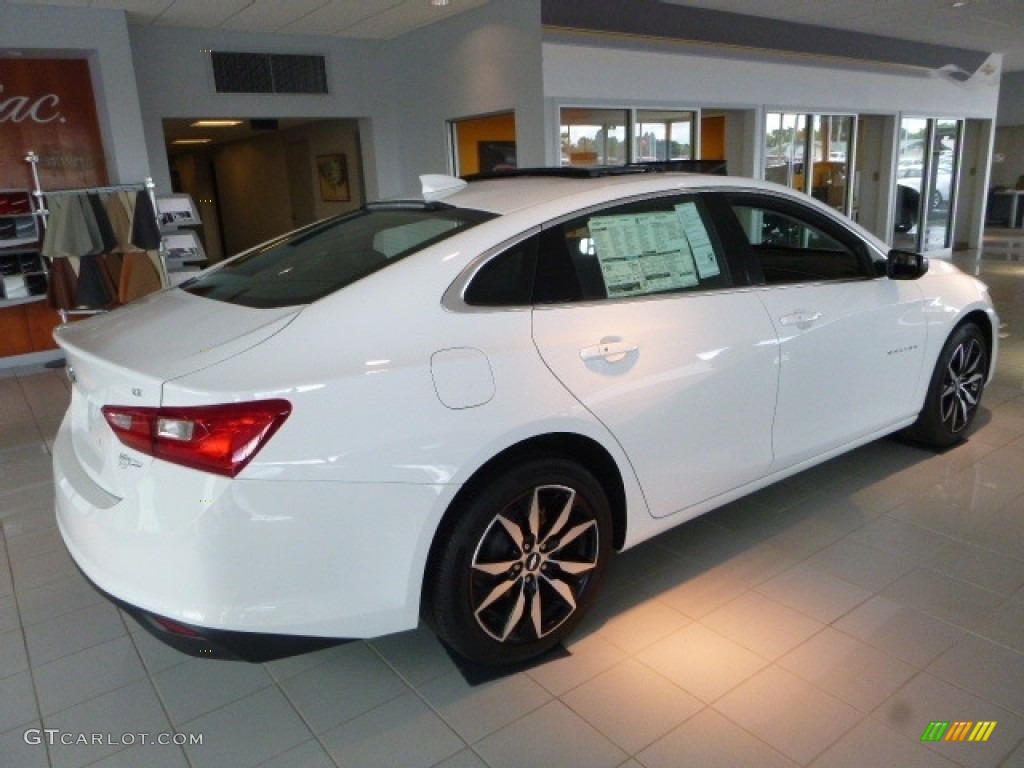 2017 Malibu LT - Summit White / Jet Black photo #4