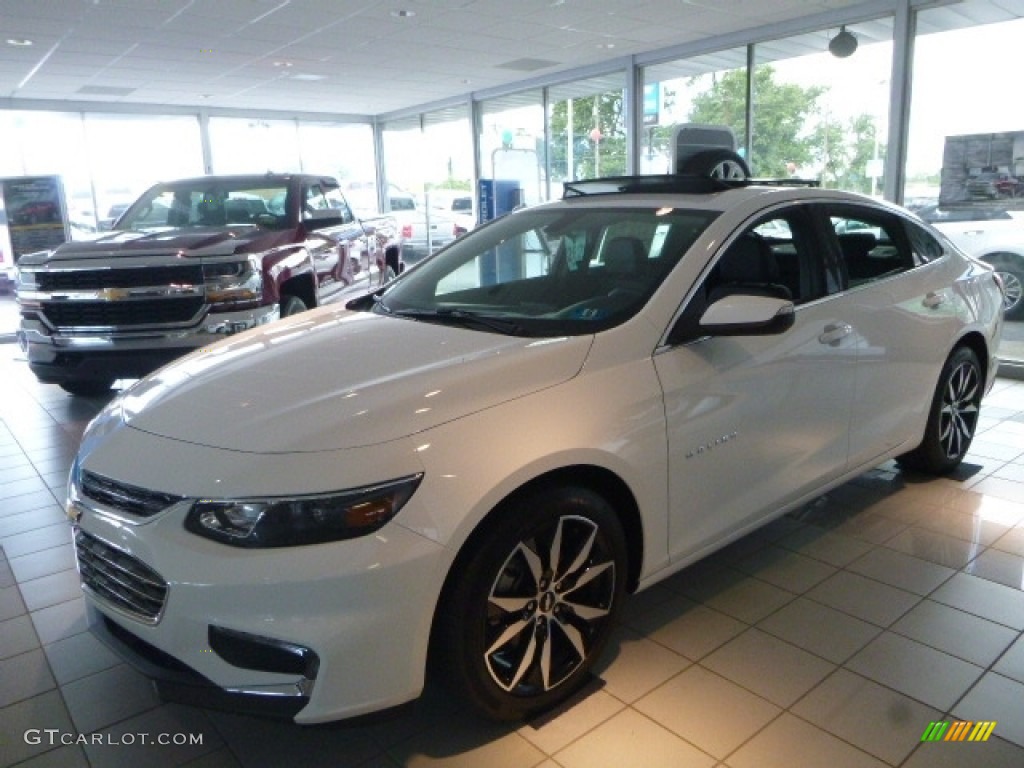 2017 Malibu LT - Summit White / Jet Black photo #8