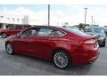 2014 Ruby Red Ford Fusion Titanium  photo #27