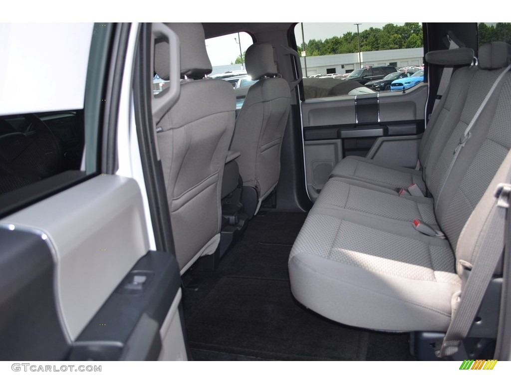 2015 F150 XLT SuperCrew - White Platinum Tricoat / Medium Earth Gray photo #13