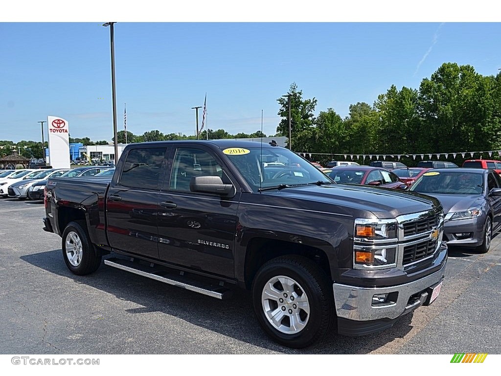 2014 Silverado 1500 LT Crew Cab 4x4 - Tungsten Metallic / Cocoa/Dune photo #1