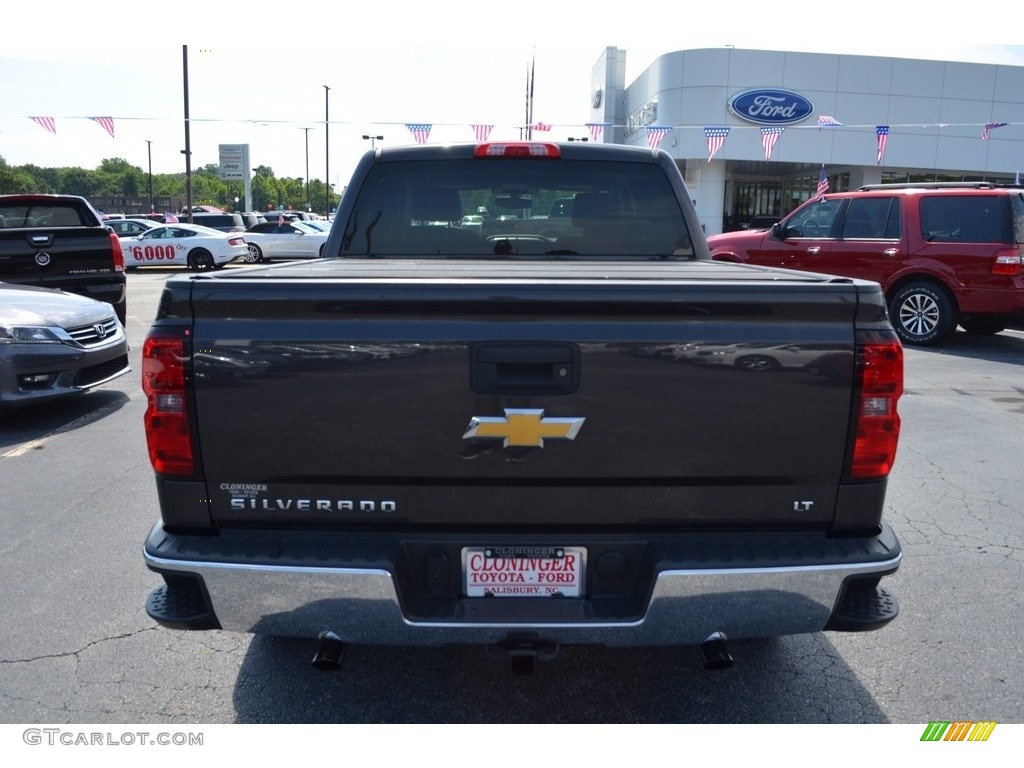 2014 Silverado 1500 LT Crew Cab 4x4 - Tungsten Metallic / Cocoa/Dune photo #4