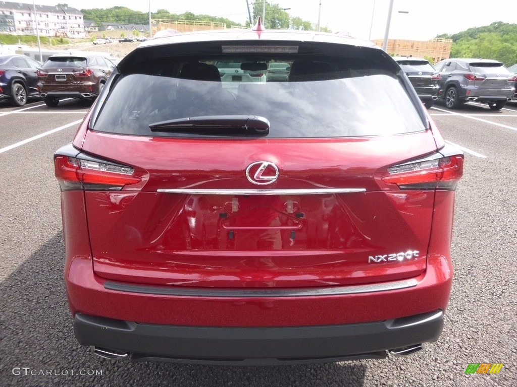 2017 NX 200t AWD - Matador Red Mica / Black photo #6