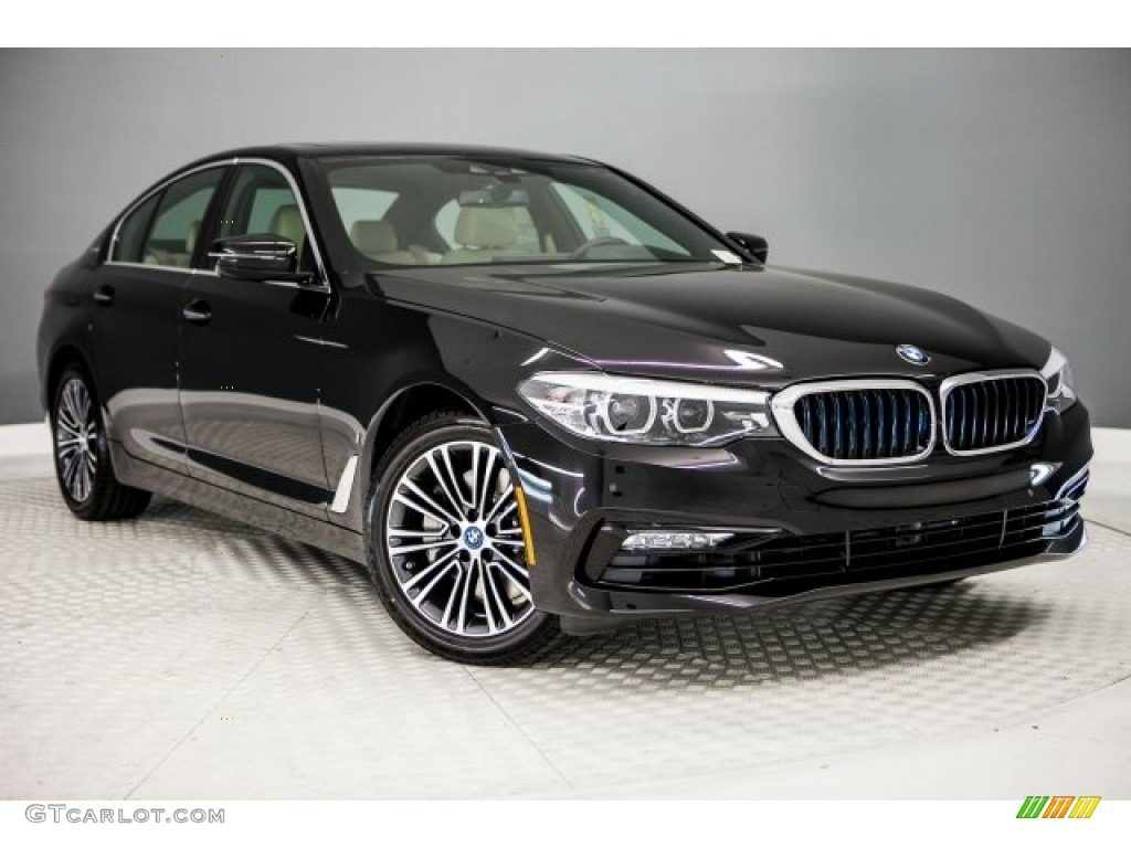 Jet Black 2018 BMW 5 Series 530e iPerfomance Sedan Exterior Photo #121563432