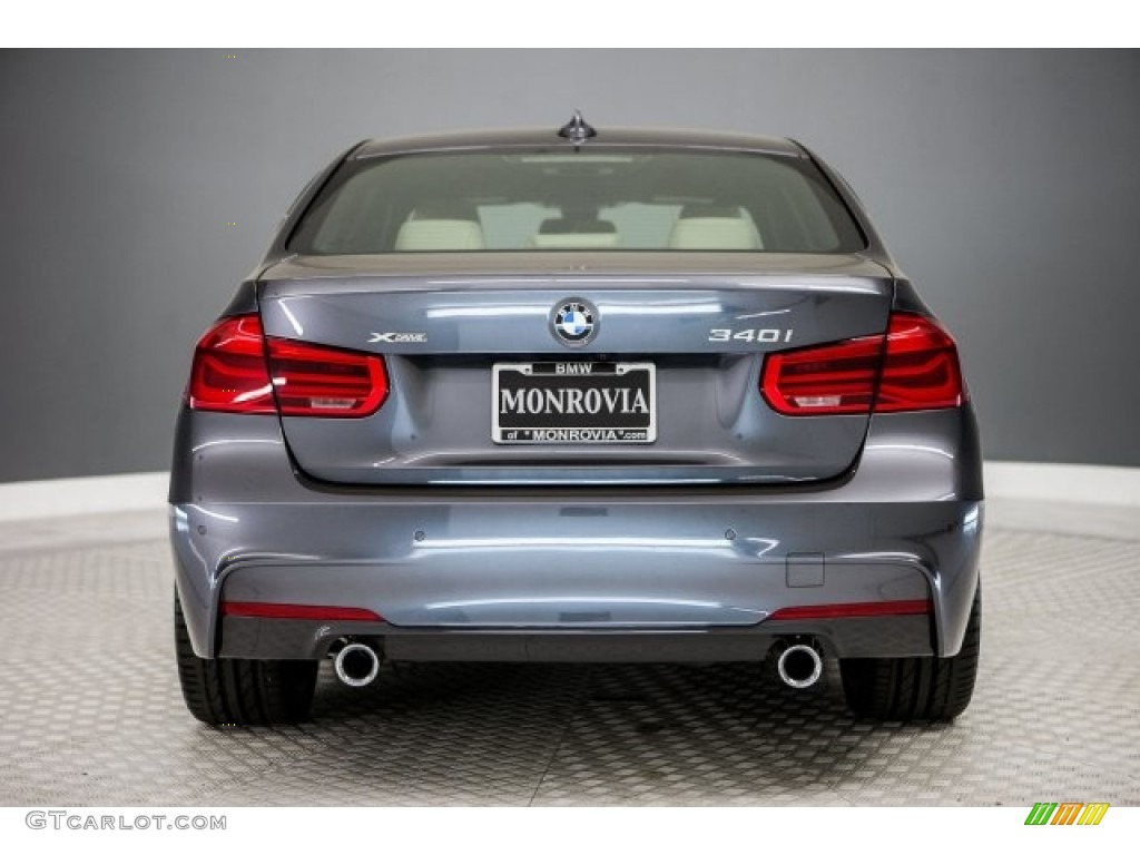 2017 3 Series 340i xDrive Sedan - Mineral Grey Metallic / Oyster photo #4