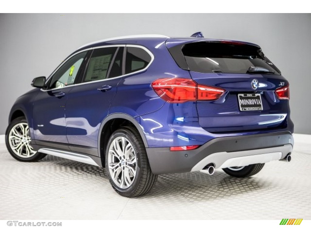 2017 X1 sDrive28i - Mediterranean Blue Metallic / Black photo #3
