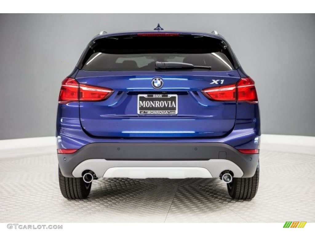 2017 X1 sDrive28i - Mediterranean Blue Metallic / Black photo #4