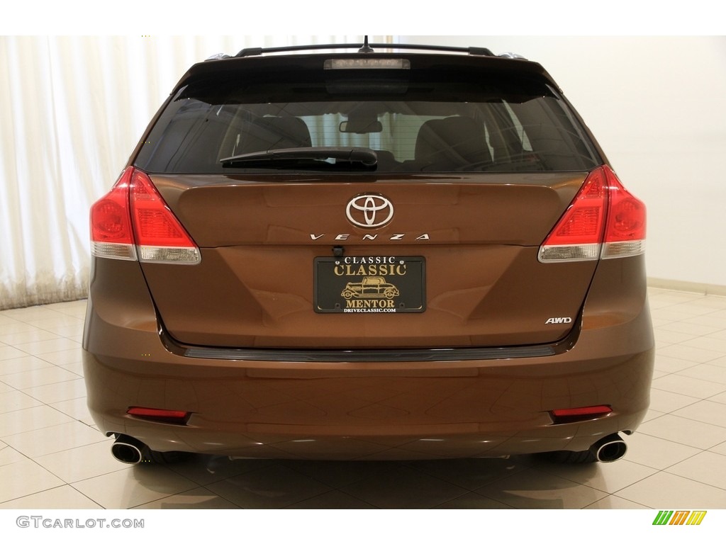 2010 Venza V6 AWD - Sunset Bronze Mica / Ivory photo #27