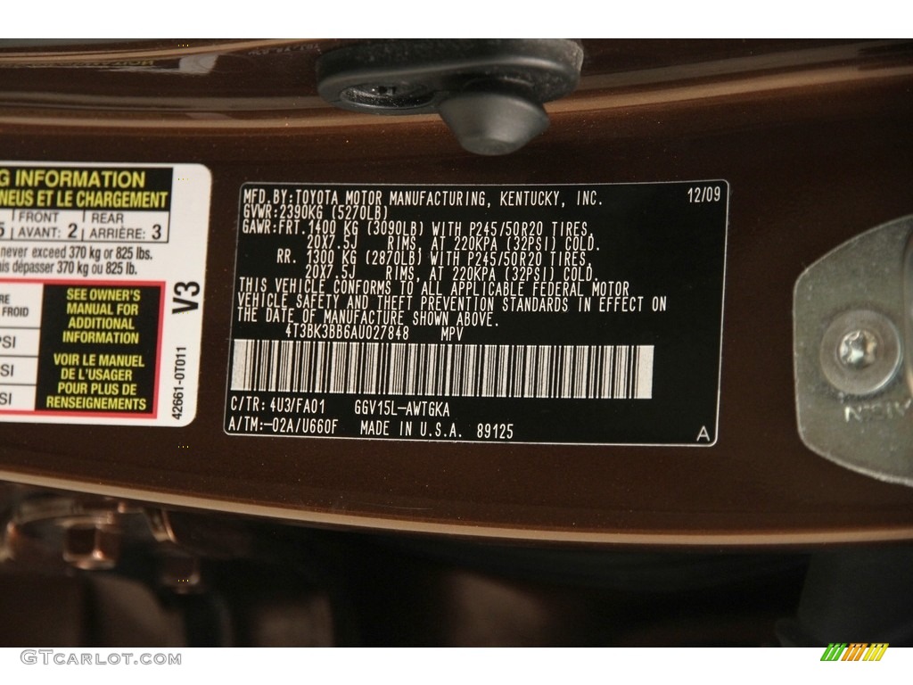 2010 Venza V6 AWD - Sunset Bronze Mica / Ivory photo #29