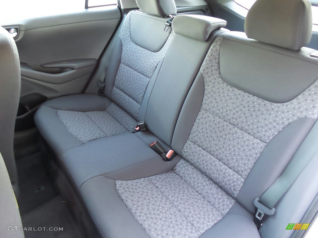 2017 Hyundai Ioniq Hybrid Blue Rear Seat Photo #121565433