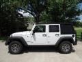 2017 Bright White Jeep Wrangler Unlimited Rubicon 4x4  photo #11