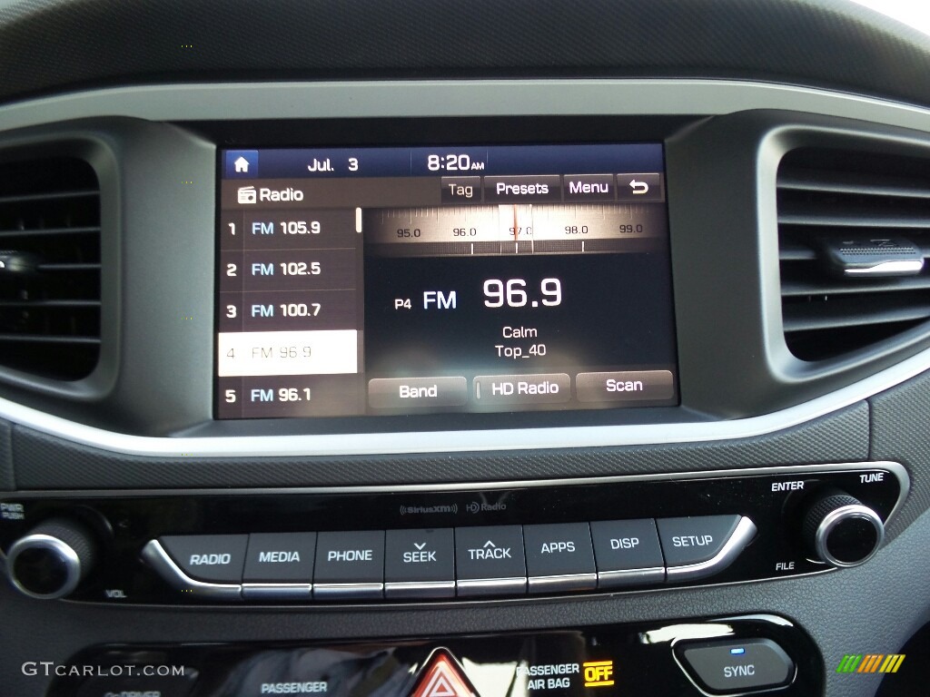 2017 Hyundai Ioniq Hybrid Blue Audio System Photos