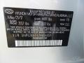 Y8: Symphony Silver 2018 Hyundai Sonata SE Color Code