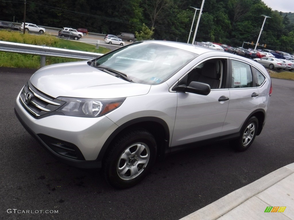 2014 CR-V LX AWD - Alabaster Silver Metallic / Gray photo #5