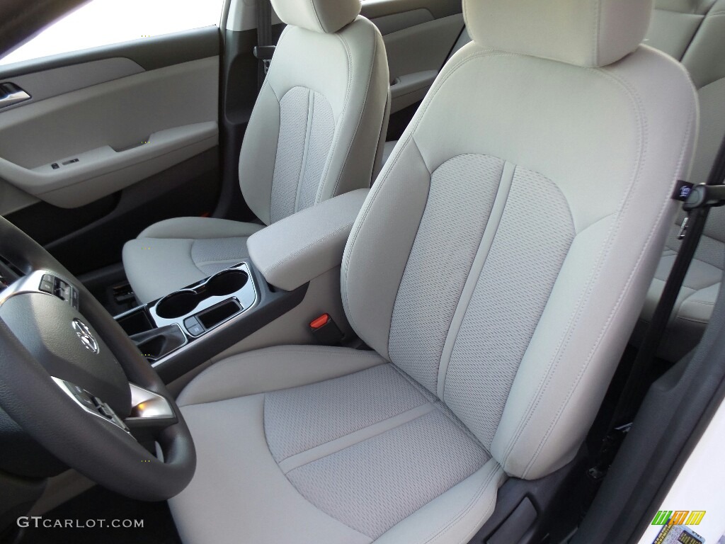 Gray Interior 2018 Hyundai Sonata SE Photo #121567245