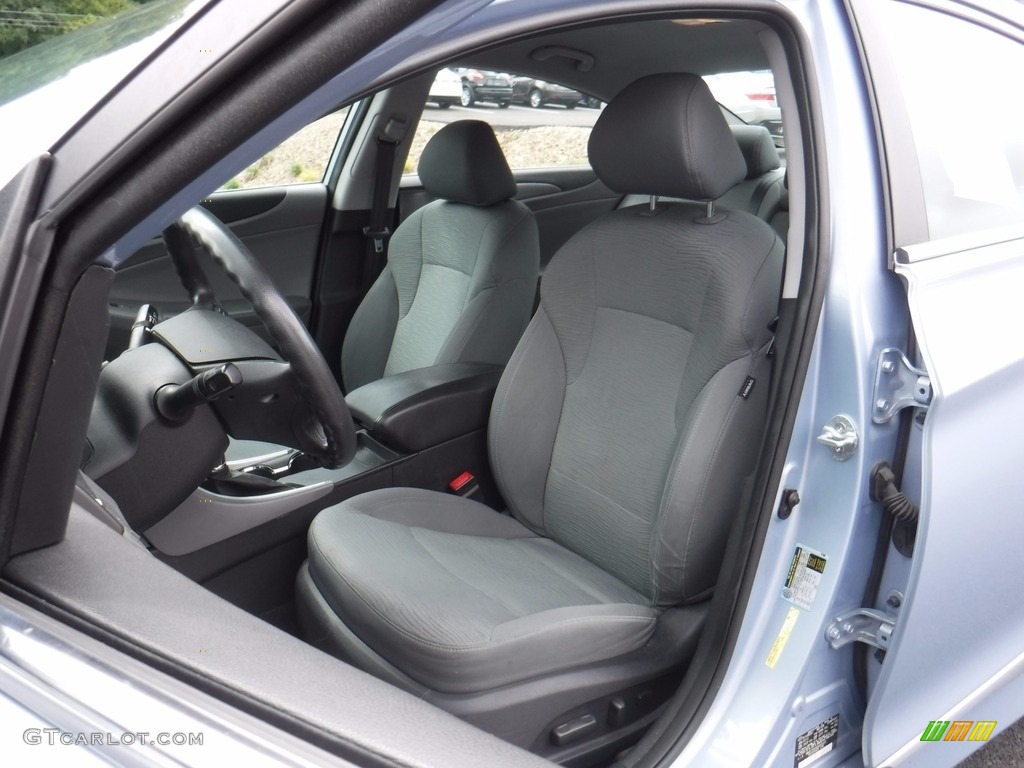 2011 Sonata Hybrid - Blue Sky Metallic / Gray photo #13