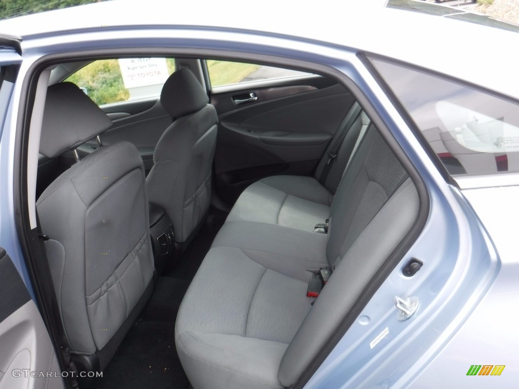 2011 Sonata Hybrid - Blue Sky Metallic / Gray photo #21