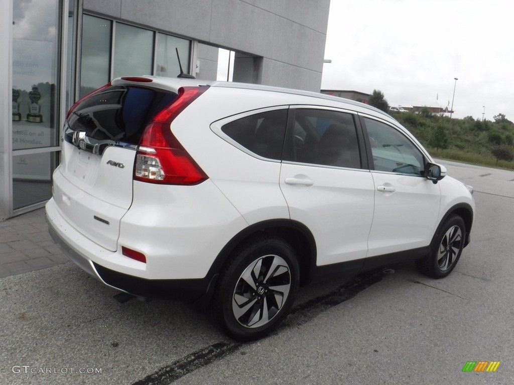 2016 CR-V Touring AWD - White Diamond Pearl / Beige photo #9