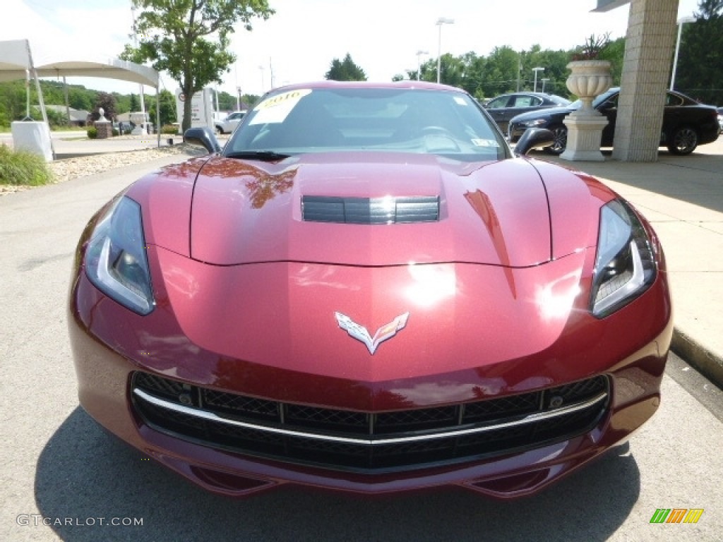 2016 Corvette Stingray Coupe - Long Beach Red Metallic Tintcoat / Gray photo #4