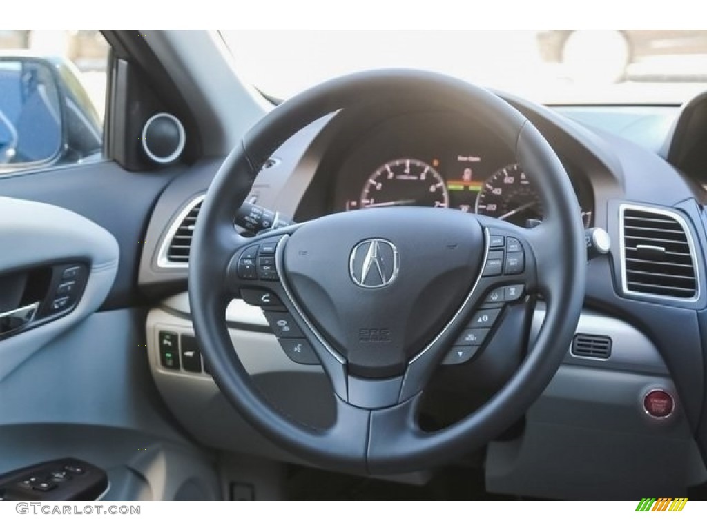 2018 Acura RDX AWD Advance Graystone Steering Wheel Photo #121571124