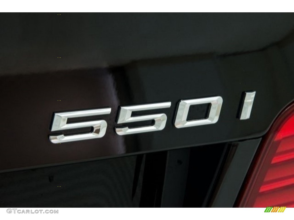 2014 5 Series 550i Sedan - Jet Black / Black photo #7