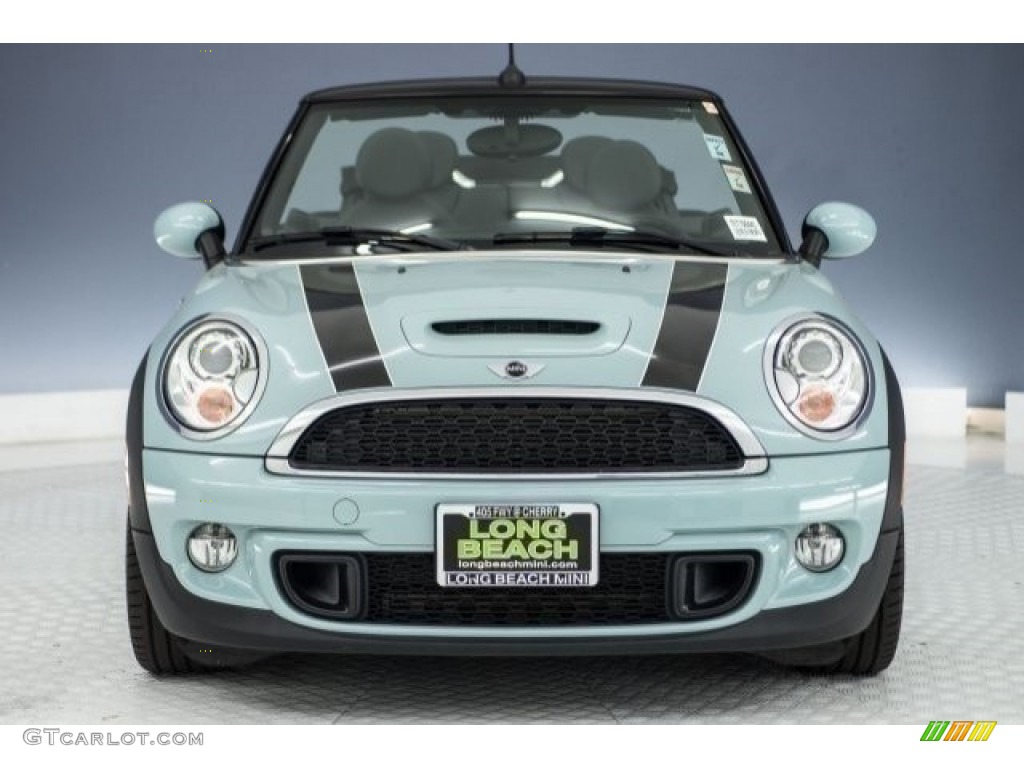 2014 Cooper S Convertible - Eclipse Gray Metallic / Carbon Black photo #2