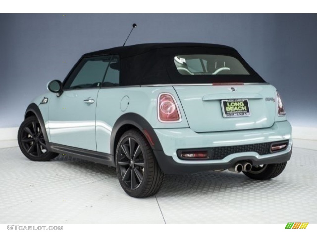 2014 Cooper S Convertible - Eclipse Gray Metallic / Carbon Black photo #10