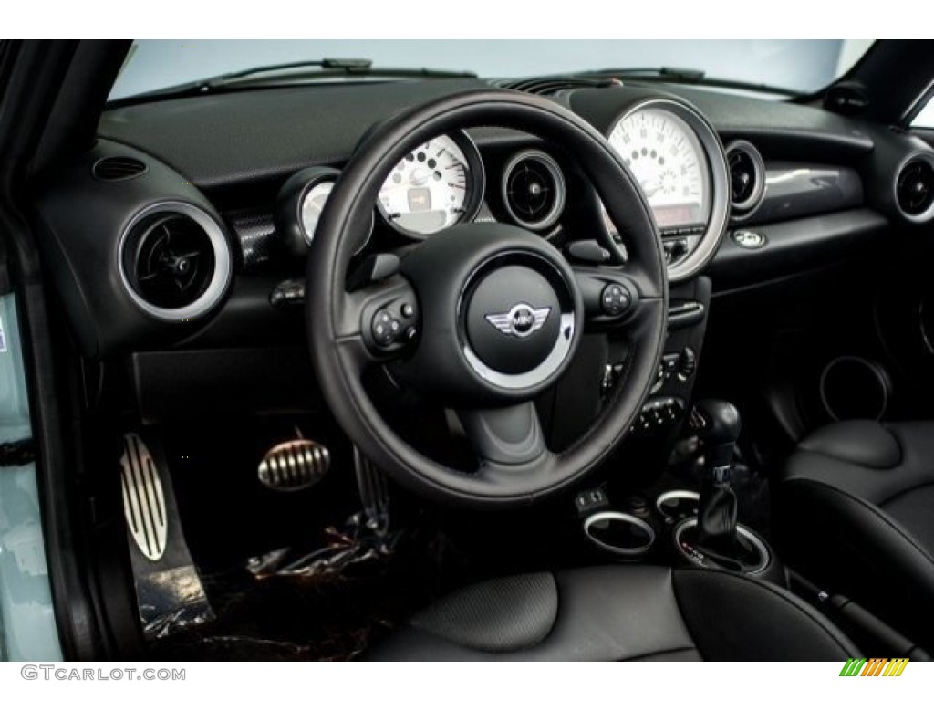 2014 Cooper S Convertible - Eclipse Gray Metallic / Carbon Black photo #15