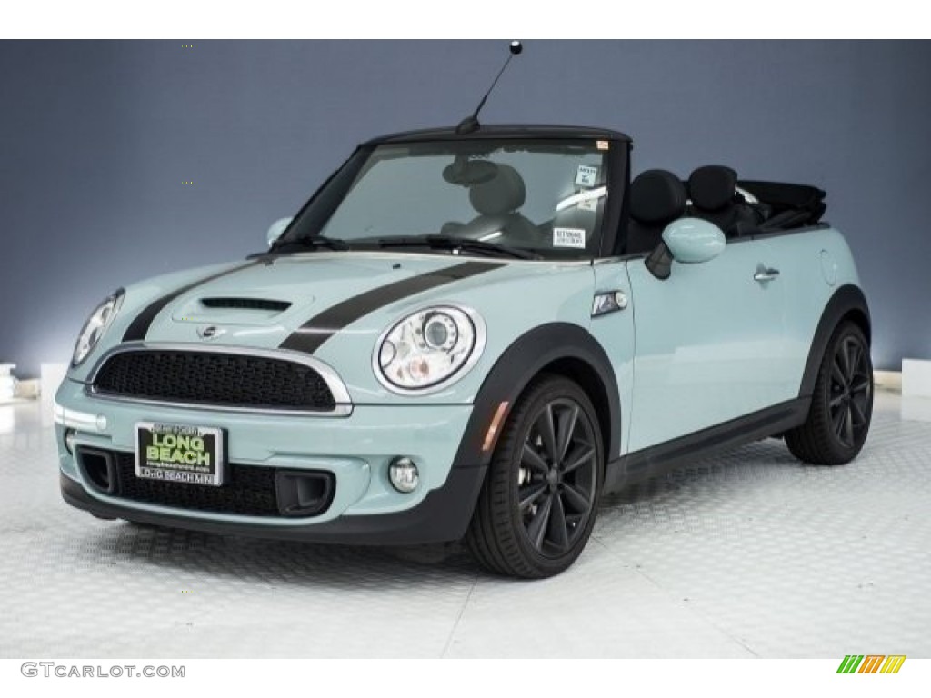 2014 Cooper S Convertible - Eclipse Gray Metallic / Carbon Black photo #30