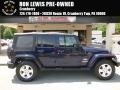 2012 Cosmos Blue Jeep Wrangler Unlimited Sport 4x4  photo #1