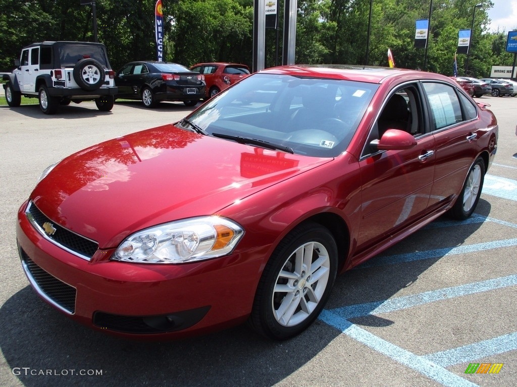 2013 Impala LTZ - Crystal Red Tintcoat / Ebony photo #9