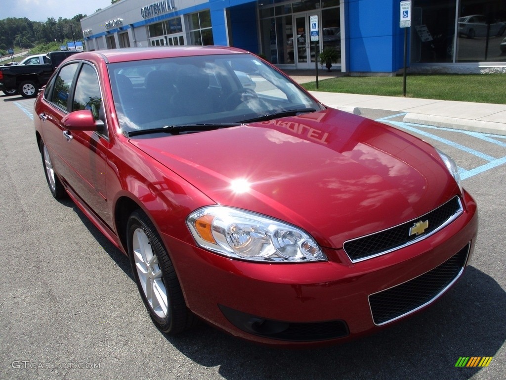 2013 Impala LTZ - Crystal Red Tintcoat / Ebony photo #16