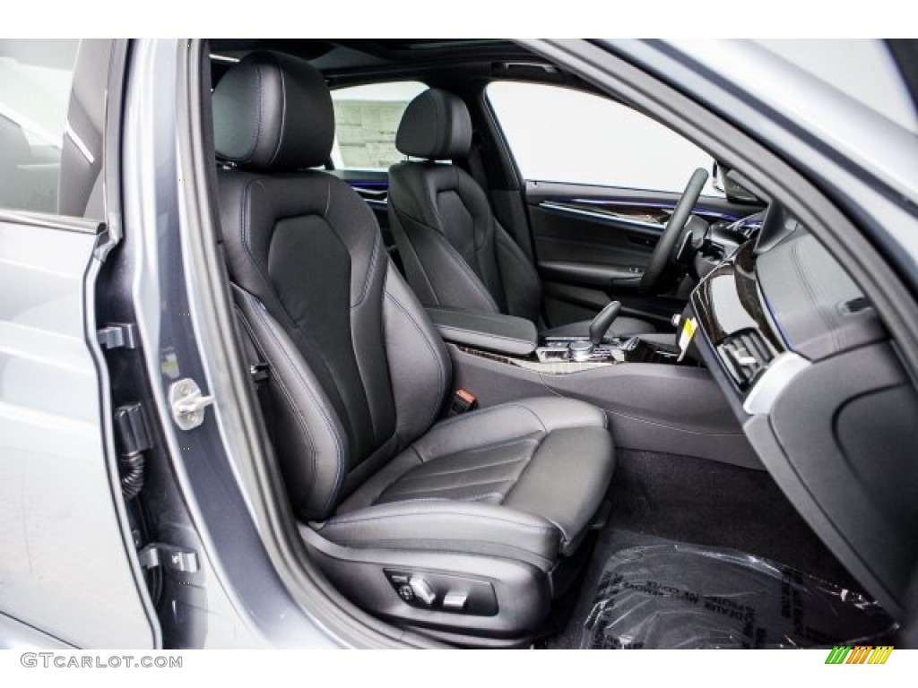 2018 5 Series 530e iPerfomance Sedan - Bluestone Metallic / Black photo #2