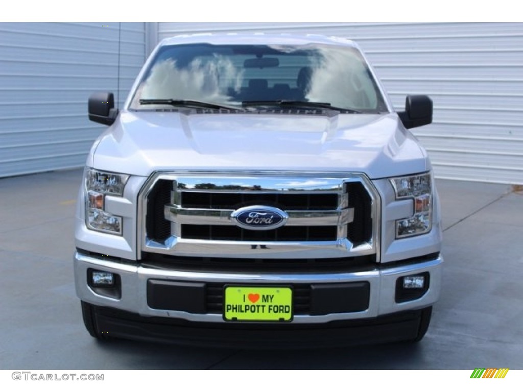 2017 F150 XLT SuperCrew - Ingot Silver / Earth Gray photo #2