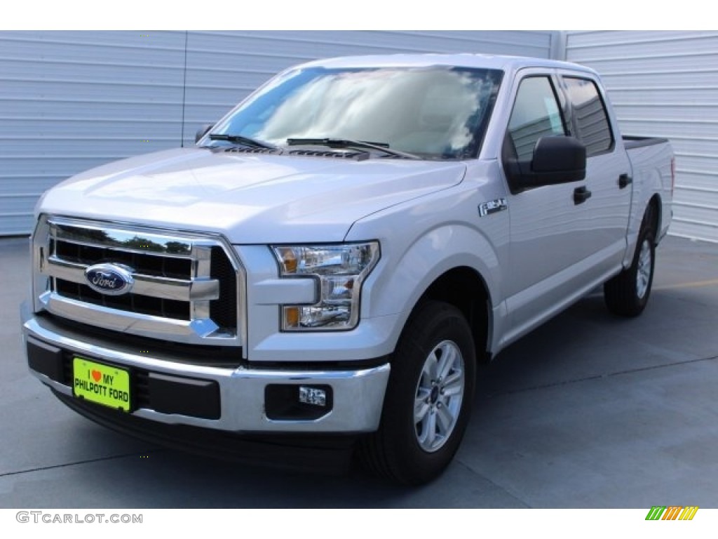 2017 F150 XLT SuperCrew - Ingot Silver / Earth Gray photo #3