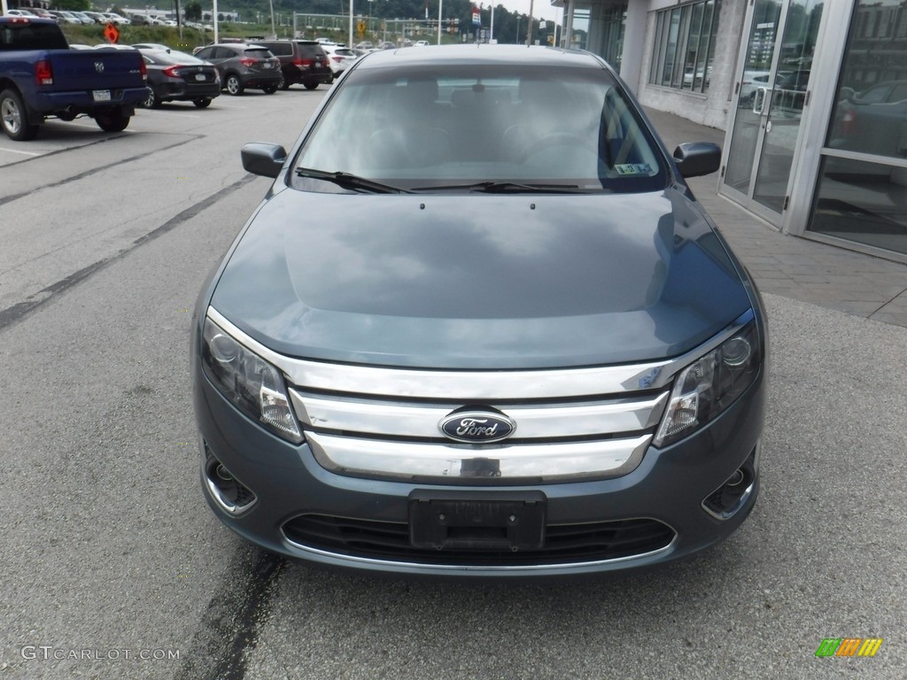 2012 Fusion SEL - Steel Blue Metallic / Charcoal Black photo #6