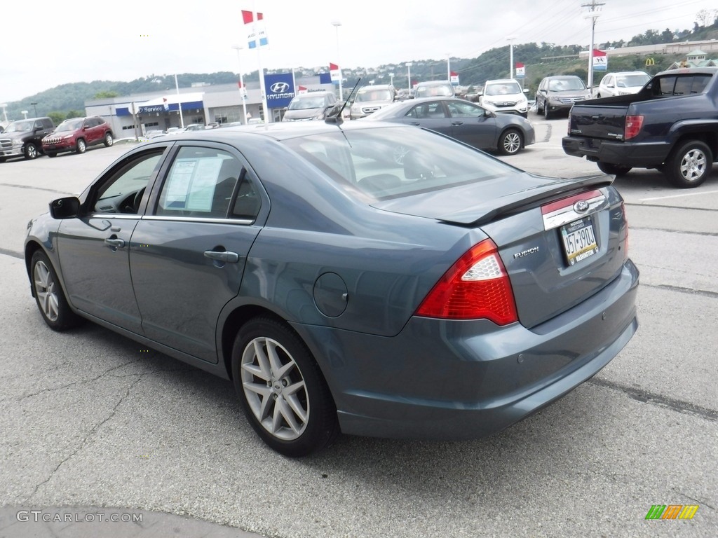2012 Fusion SEL - Steel Blue Metallic / Charcoal Black photo #10